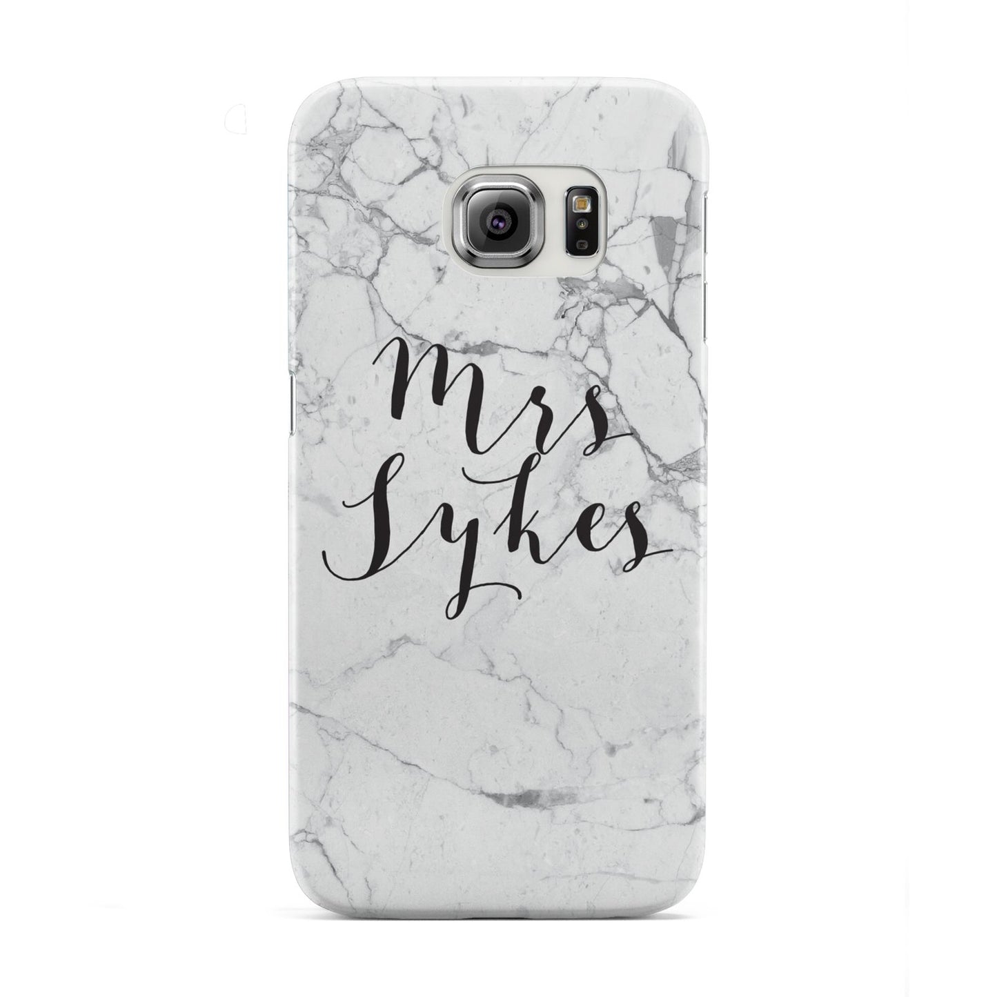 Surname Personalised Marble Samsung Galaxy S6 Edge Case