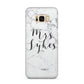 Surname Personalised Marble Samsung Galaxy S8 Plus Case