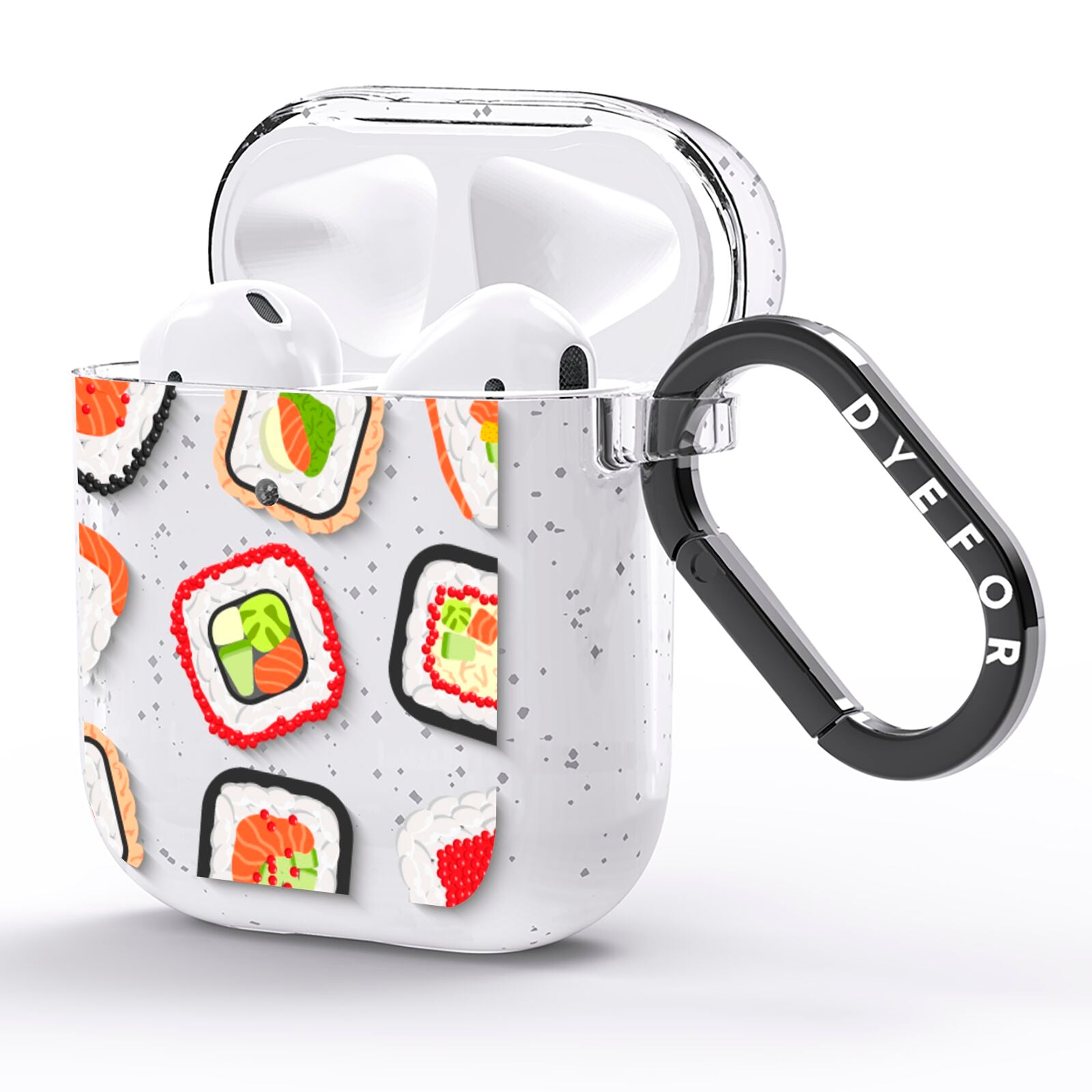 Sushi AirPods Glitter Case Side Image
