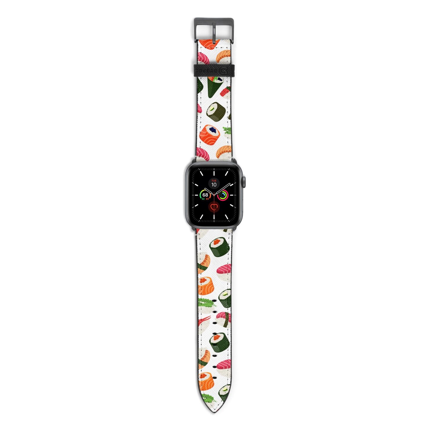 Sushi Fun Apple Watch Strap with Space Grey Hardware