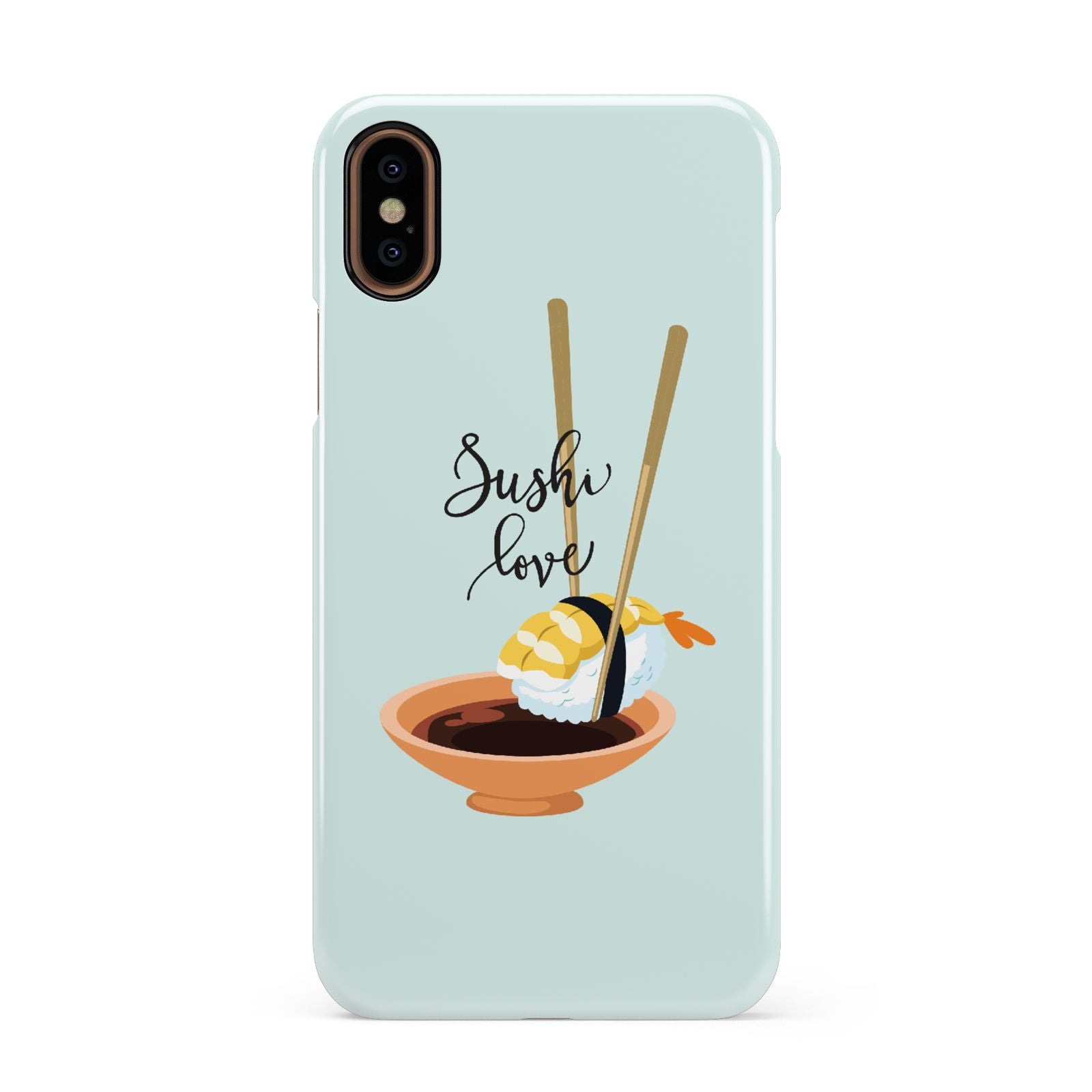 Sushi Love Apple iPhone XS 3D Snap Case