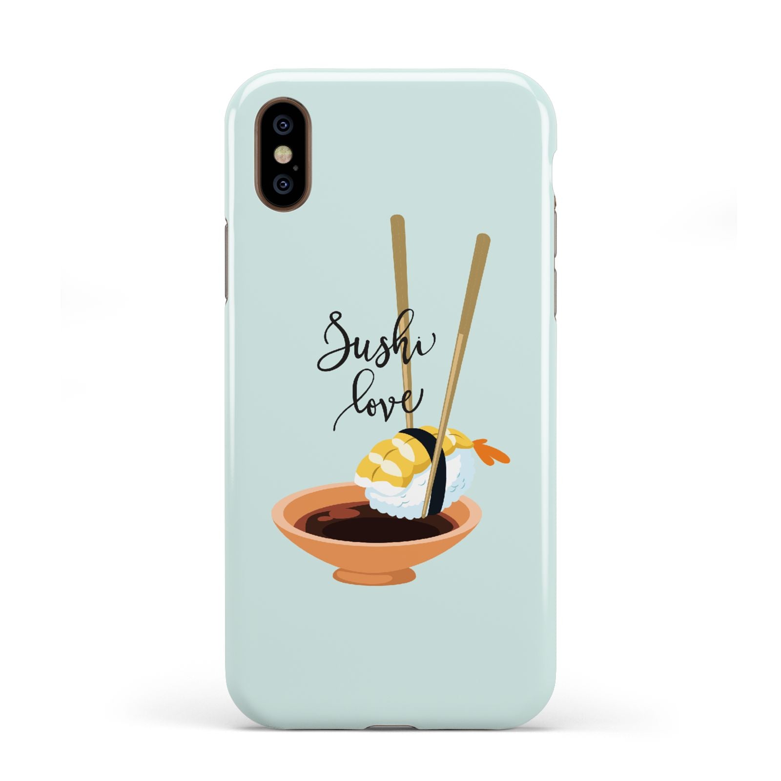 Sushi Love Apple iPhone XS 3D Tough