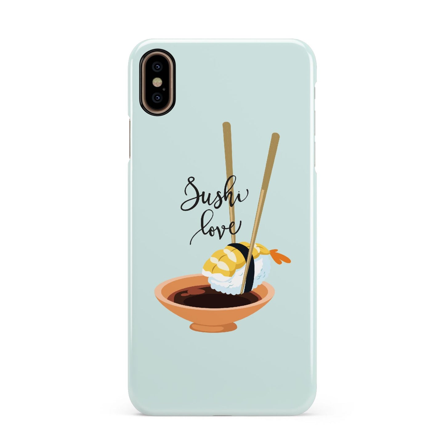 Sushi Love Apple iPhone Xs Max 3D Snap Case