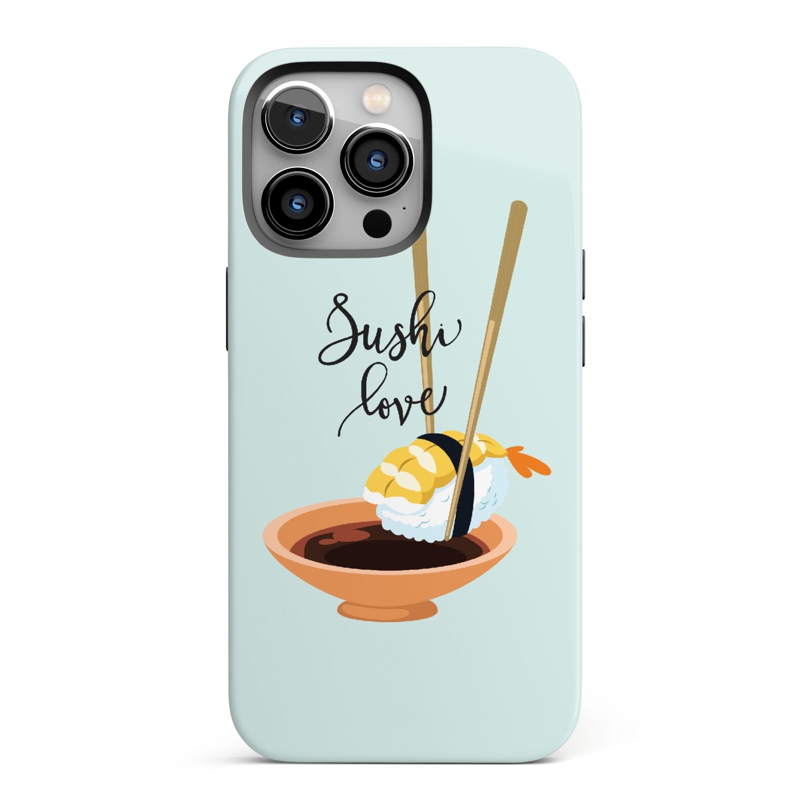 Sushi Love iPhone 13 Pro Full Wrap 3D Tough Case