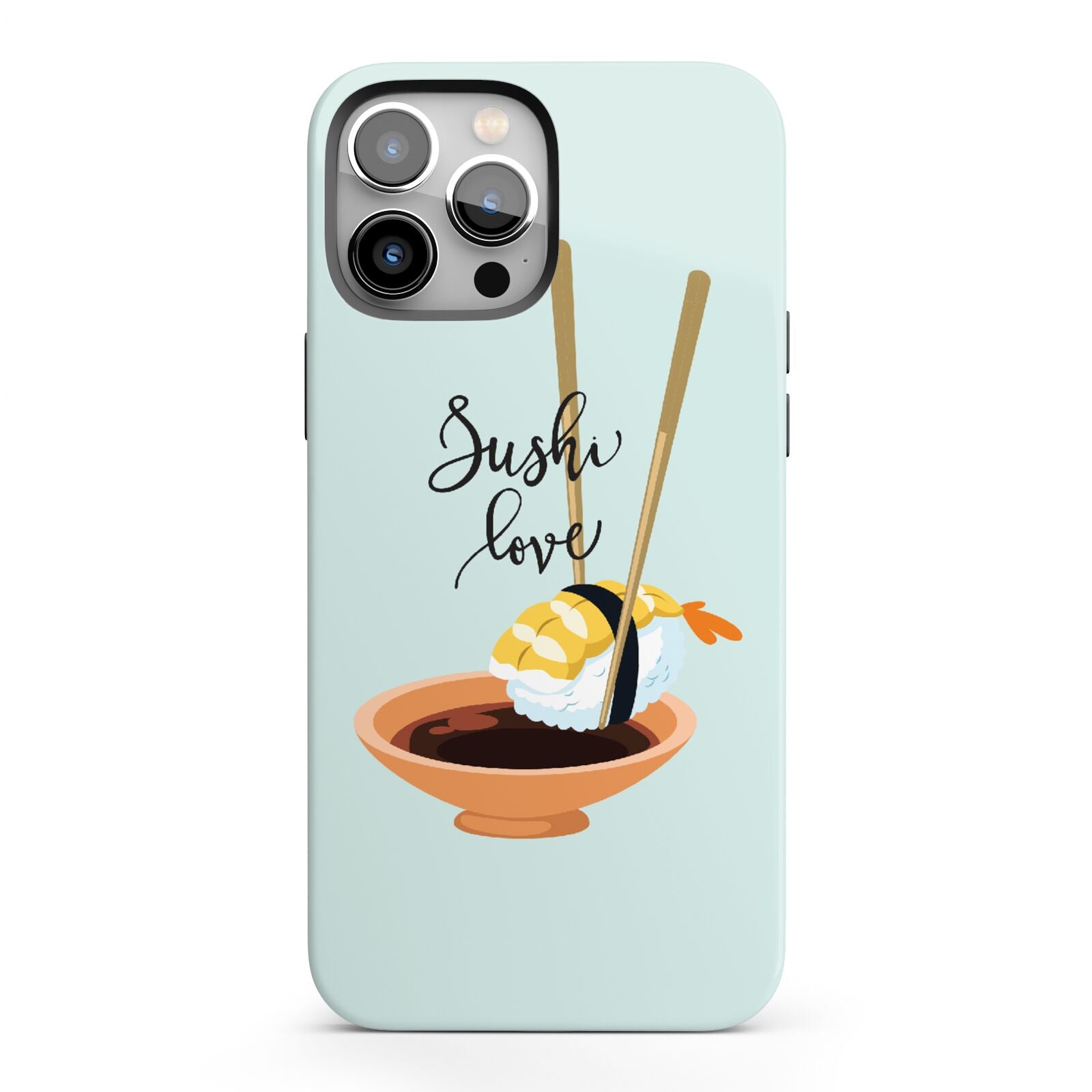 Sushi Love iPhone 13 Pro Max Full Wrap 3D Tough Case