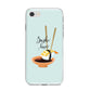 Sushi Love iPhone 8 Bumper Case on Silver iPhone