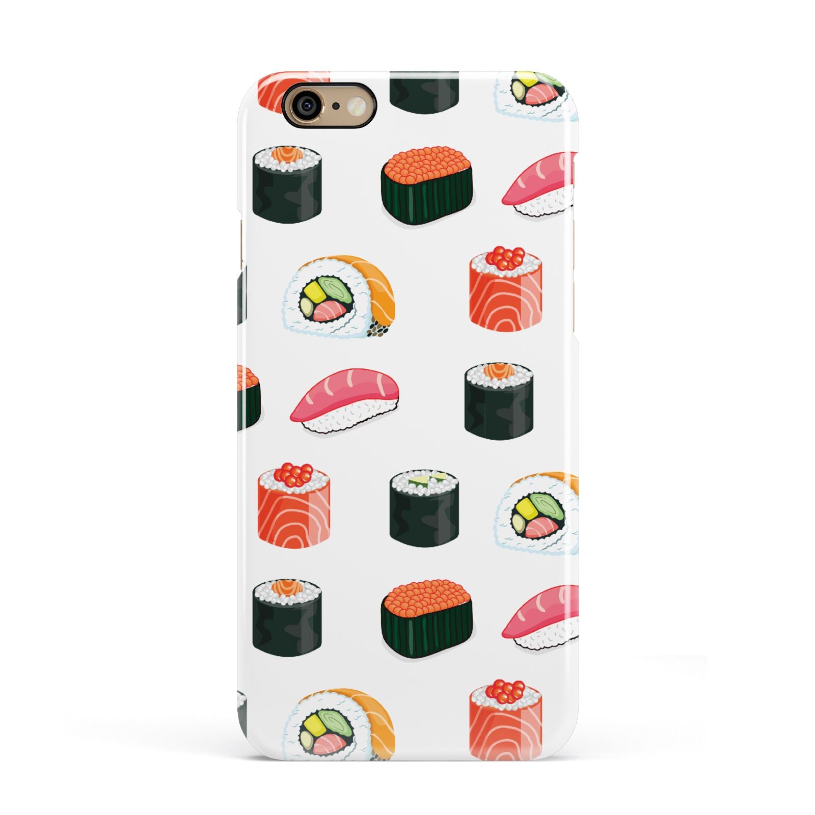 Sushi Pattern 1 Apple iPhone 6 3D Snap Case