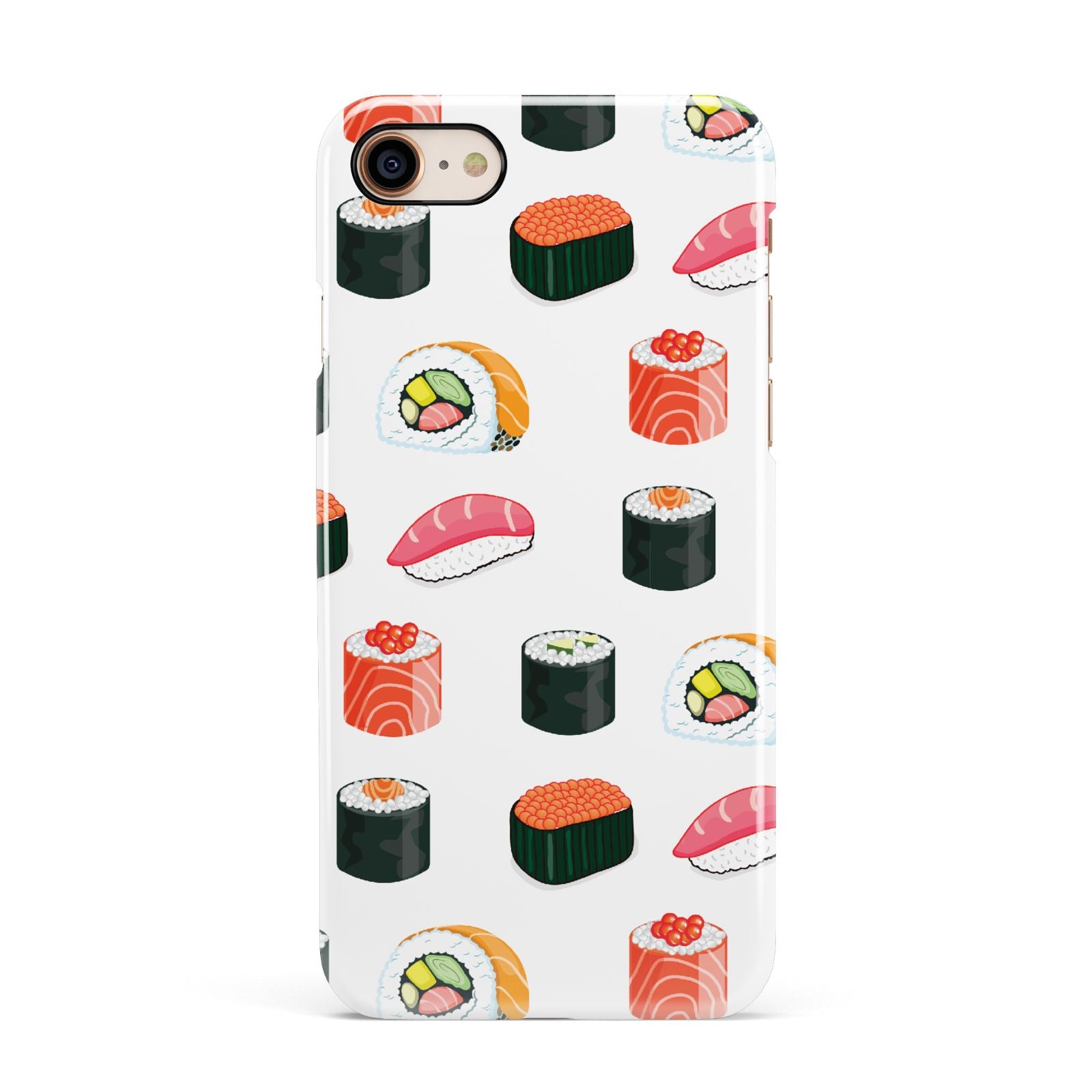 Sushi Pattern 1 Apple iPhone 7 8 3D Snap Case
