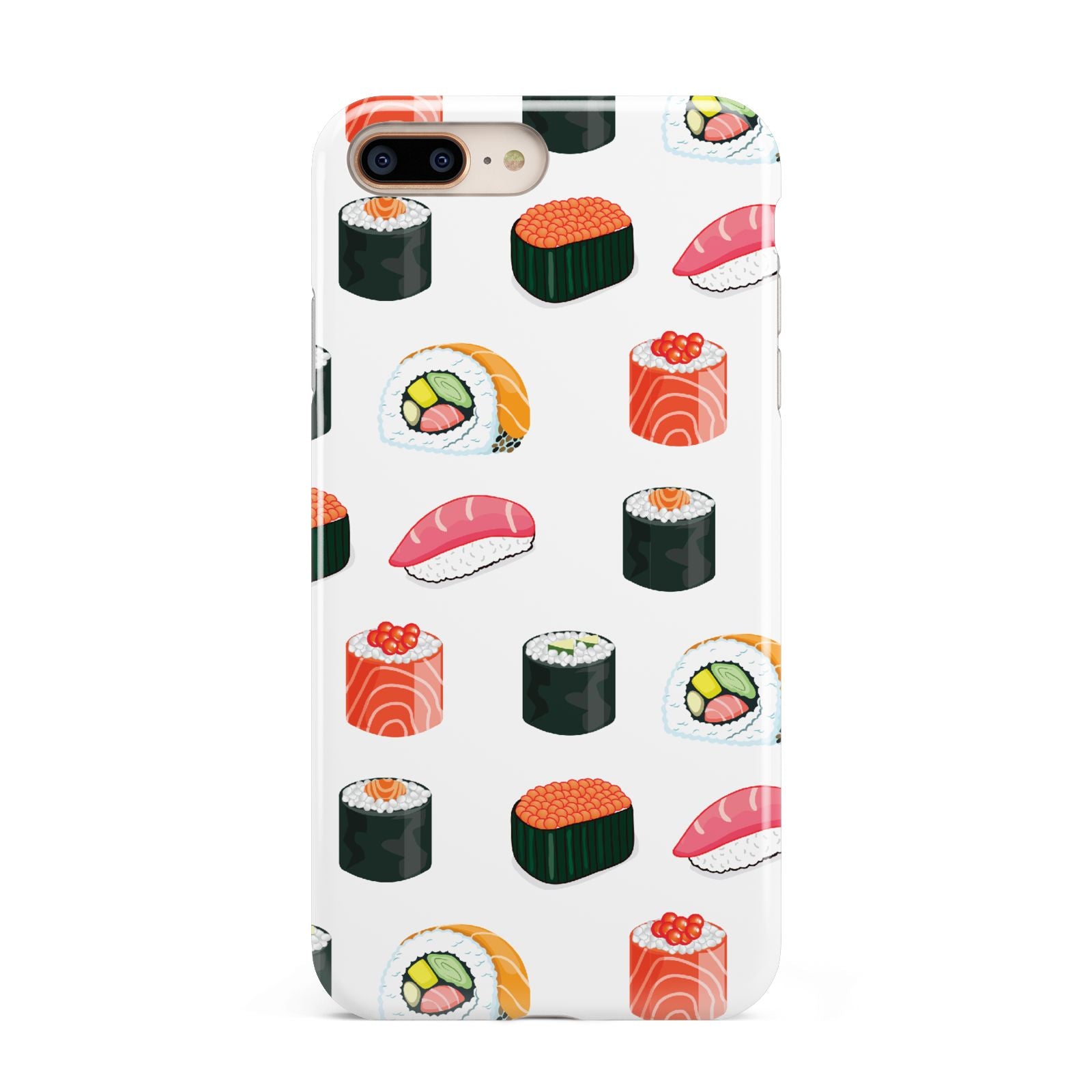 Sushi Pattern 1 Apple iPhone 7 8 Plus 3D Tough Case