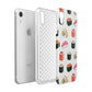 Sushi Pattern 1 Apple iPhone XR White 3D Tough Case Expanded view