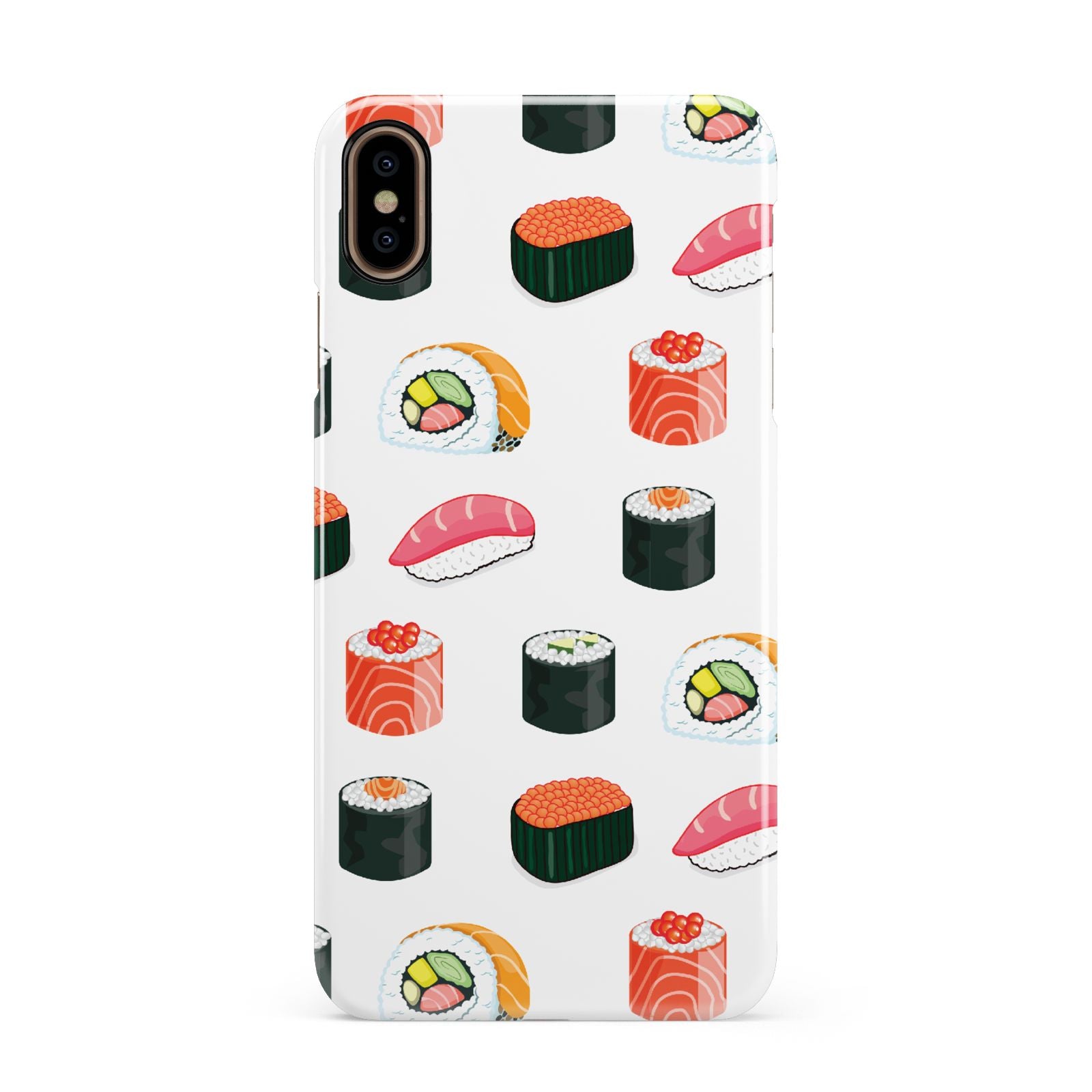 Sushi Pattern 1 Apple iPhone Xs Max 3D Snap Case