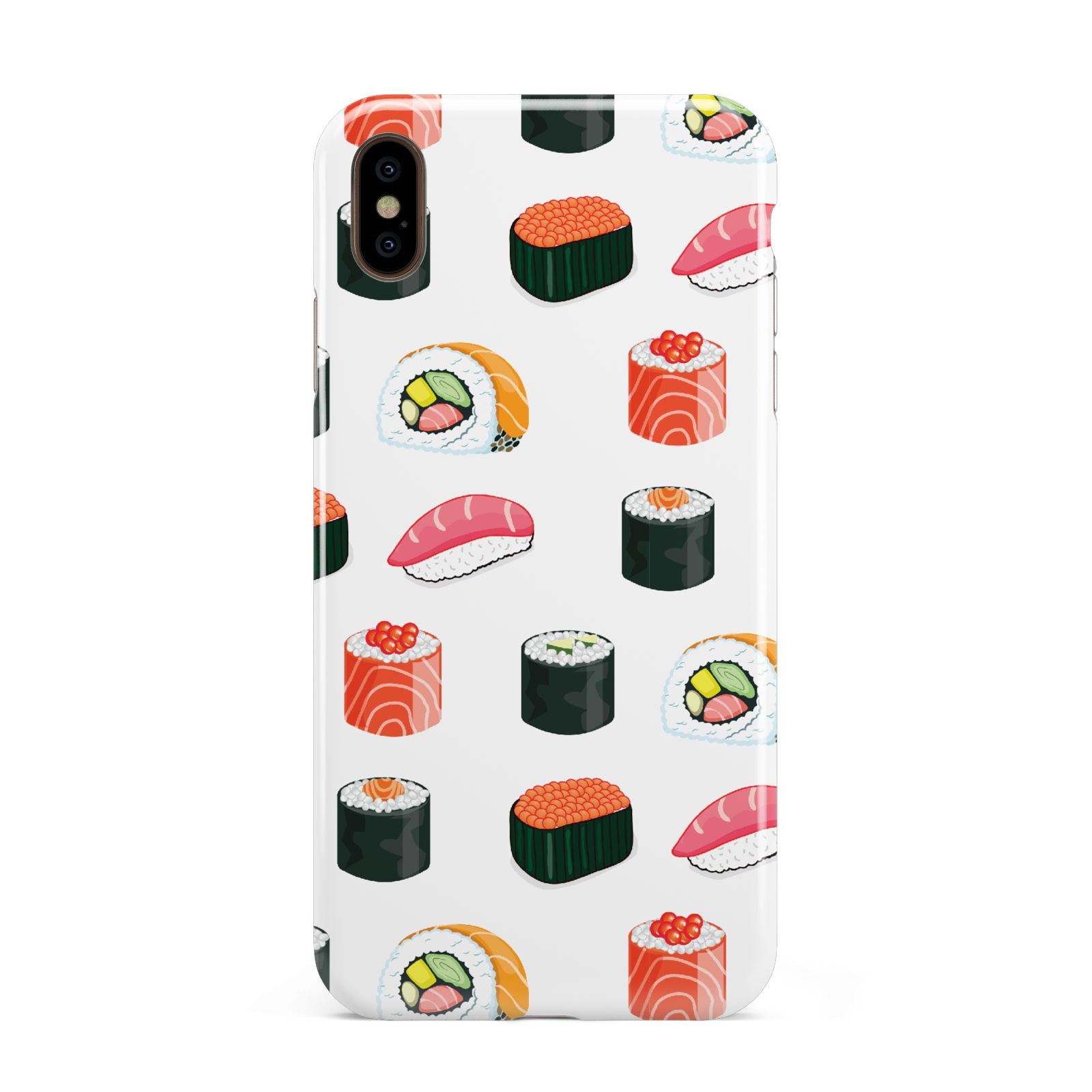 Sushi Pattern 1 Apple iPhone Xs Max 3D Tough Case