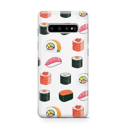 Sushi Pattern 1 Samsung Galaxy S10 Case