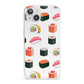 Sushi Pattern 1 iPhone 13 Clear Bumper Case