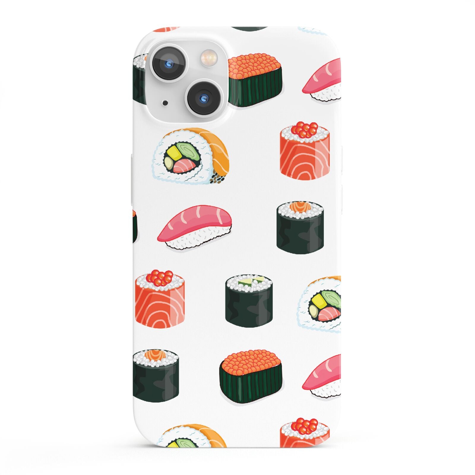 Sushi Pattern 1 iPhone 13 Full Wrap 3D Snap Case