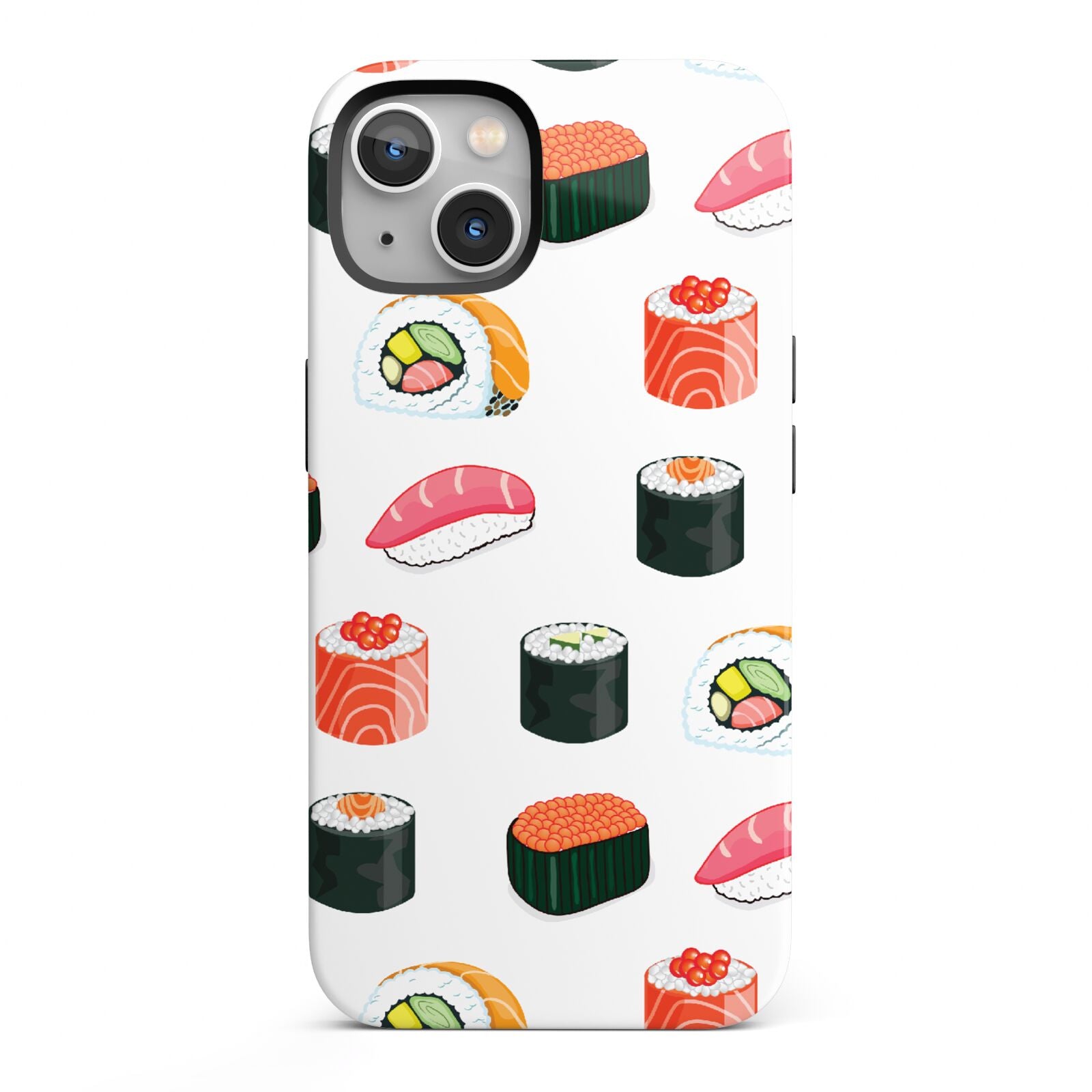 Sushi Pattern 1 iPhone 13 Full Wrap 3D Tough Case