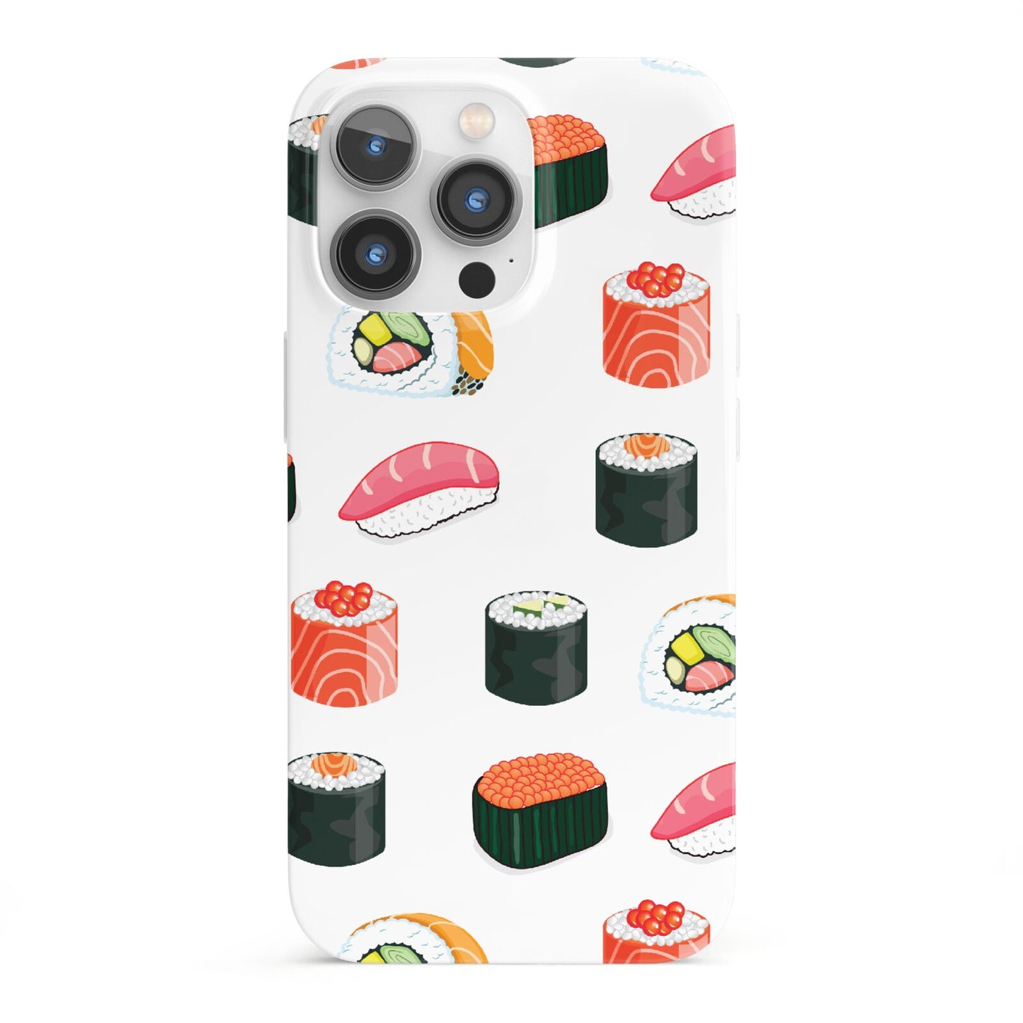 Sushi Pattern 1 iPhone 13 Pro Full Wrap 3D Snap Case