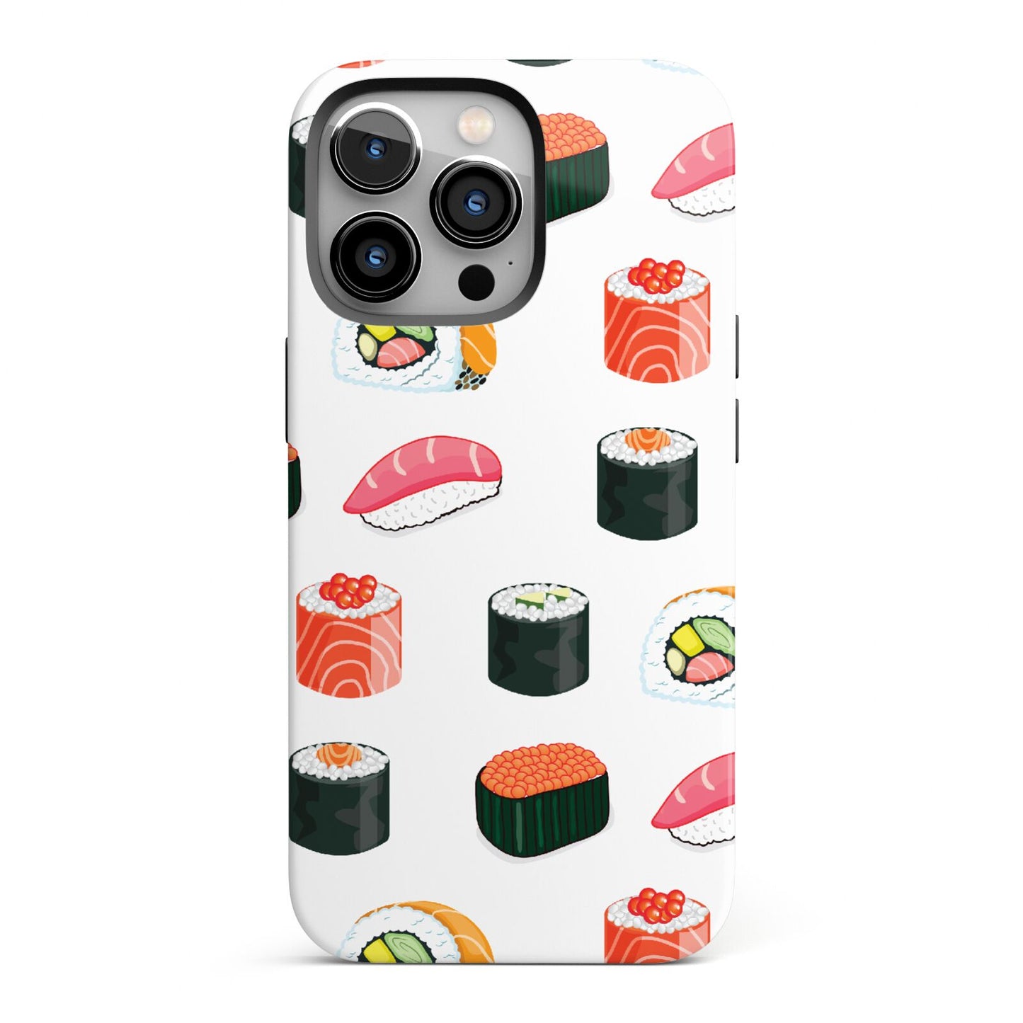 Sushi Pattern 1 iPhone 13 Pro Full Wrap 3D Tough Case