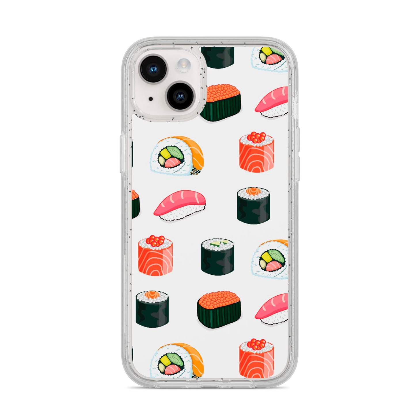 Sushi Pattern 1 iPhone 14 Plus Glitter Tough Case Starlight
