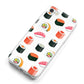 Sushi Pattern 1 iPhone 8 Bumper Case on Silver iPhone Alternative Image