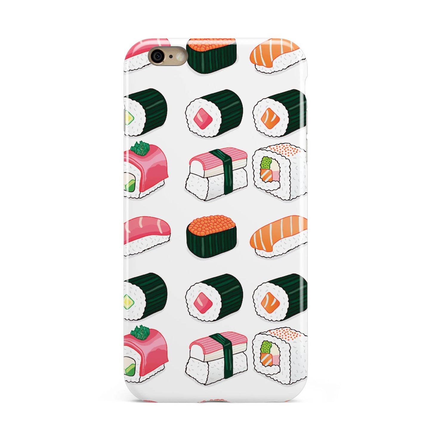 Sushi Pattern 2 Apple iPhone 6 Plus 3D Tough Case