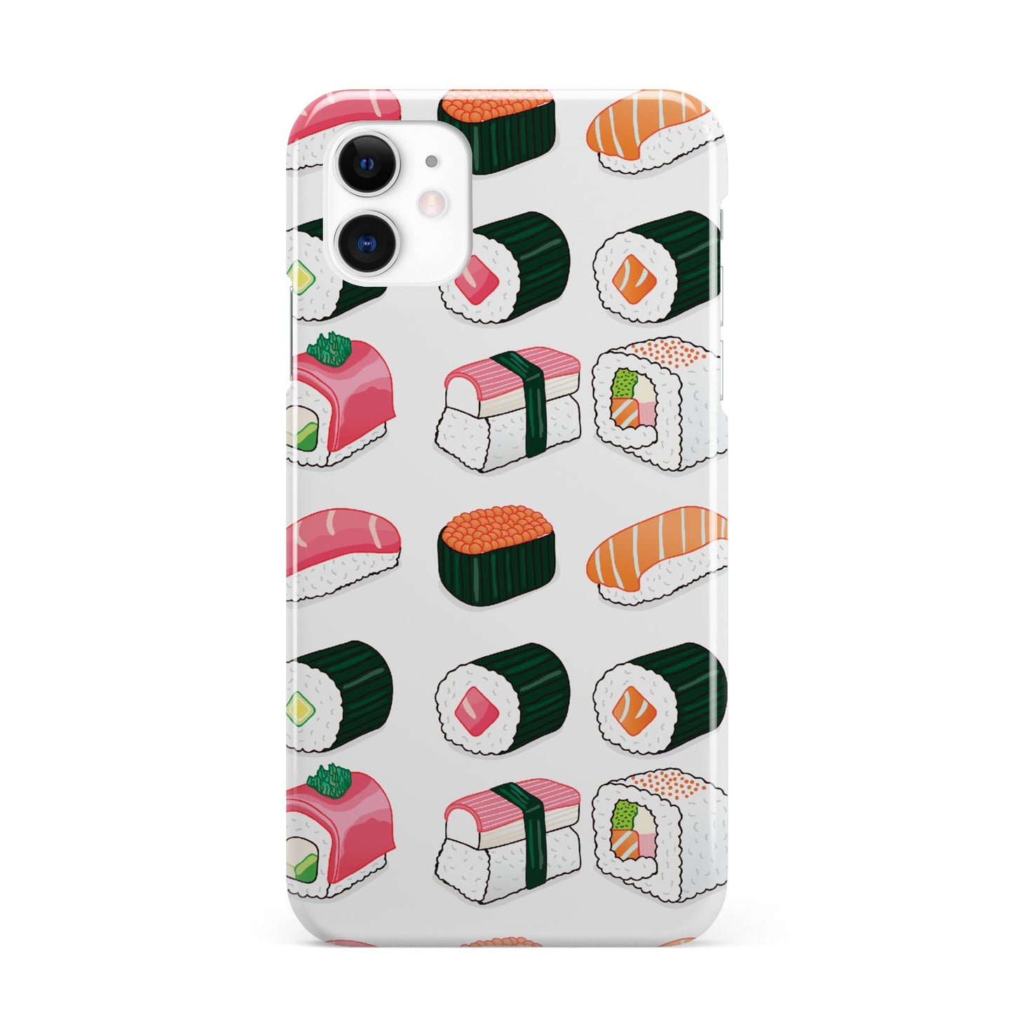 Sushi Pattern 2 iPhone 11 3D Snap Case