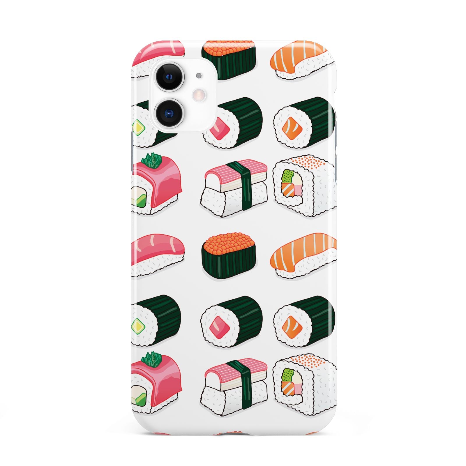 Sushi Pattern 2 iPhone 11 3D Tough Case