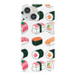 Sushi Pattern 2 iPhone 13 Mini Full Wrap 3D Snap Case