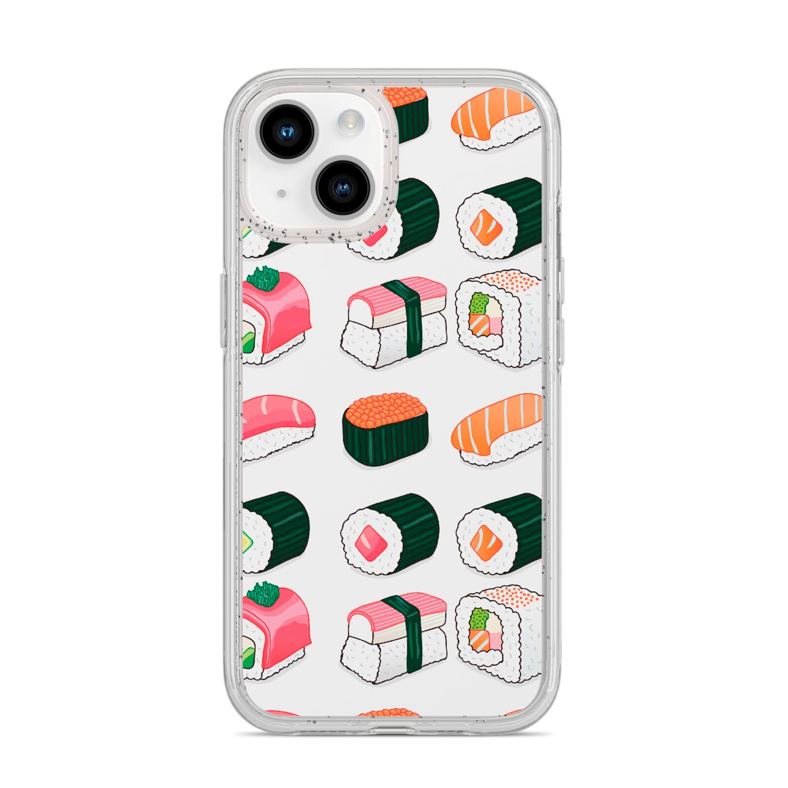 Sushi Pattern 2 iPhone 14 Glitter Tough Case Starlight