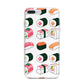 Sushi Pattern 2 iPhone 7 Plus Bumper Case on Silver iPhone