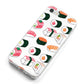 Sushi Pattern 2 iPhone 8 Bumper Case on Silver iPhone Alternative Image