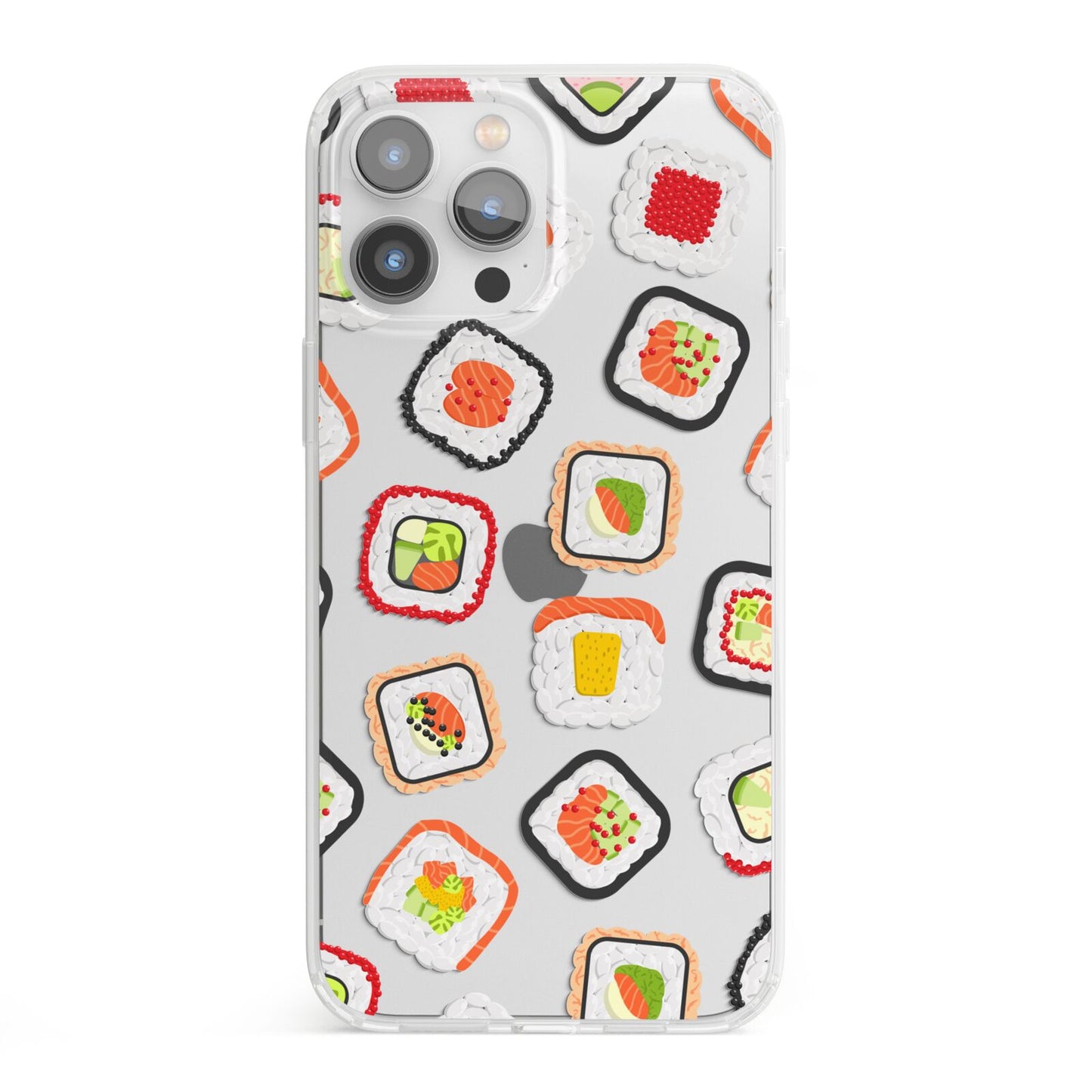 Sushi iPhone 13 Pro Max Clear Bumper Case
