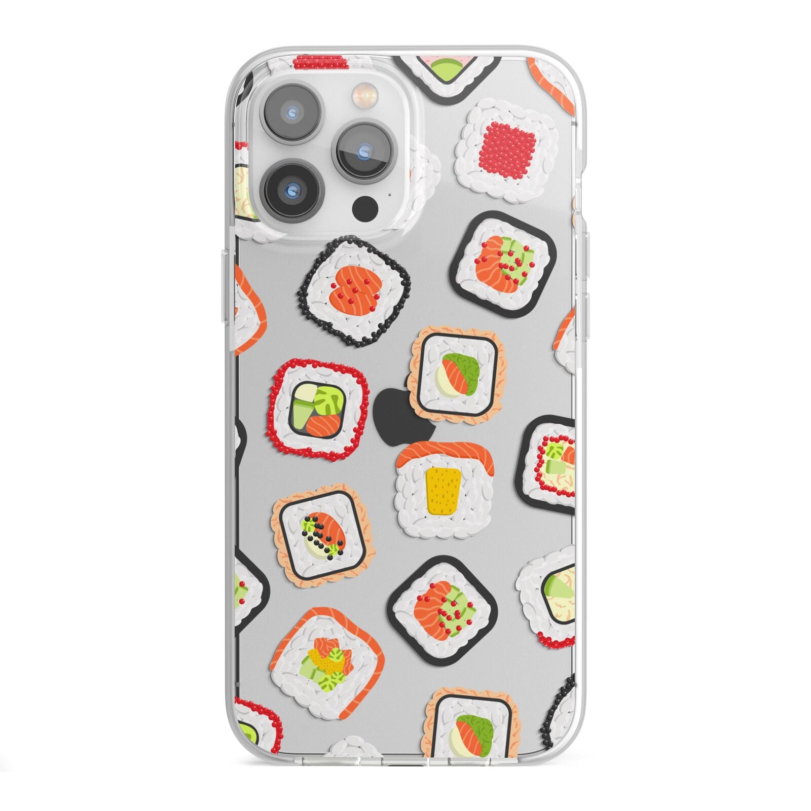 Sushi iPhone 13 Pro Max TPU Impact Case with White Edges