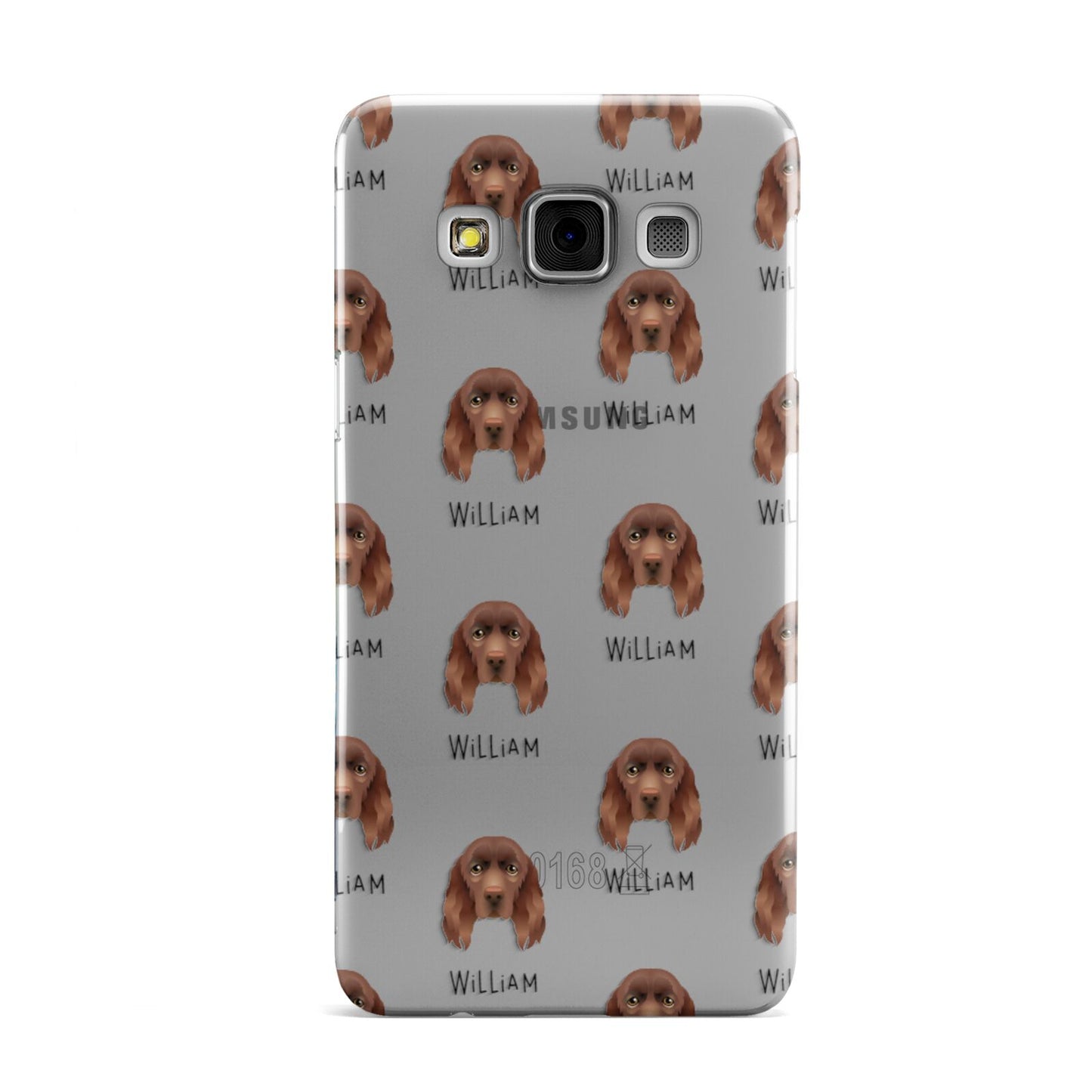 Sussex Spaniel Icon with Name Samsung Galaxy A3 Case