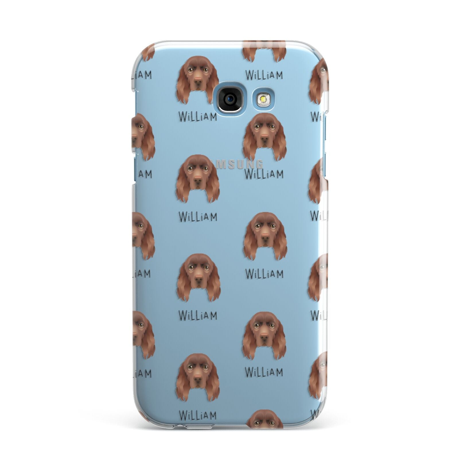 Sussex Spaniel Icon with Name Samsung Galaxy A7 2017 Case