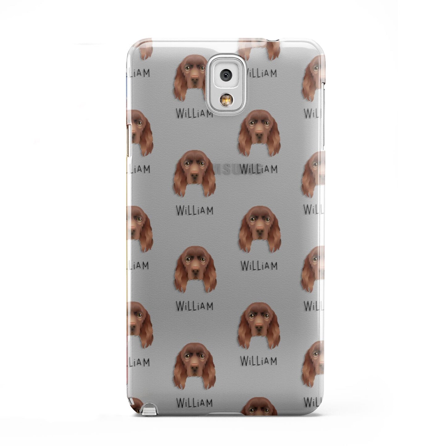 Sussex Spaniel Icon with Name Samsung Galaxy Note 3 Case