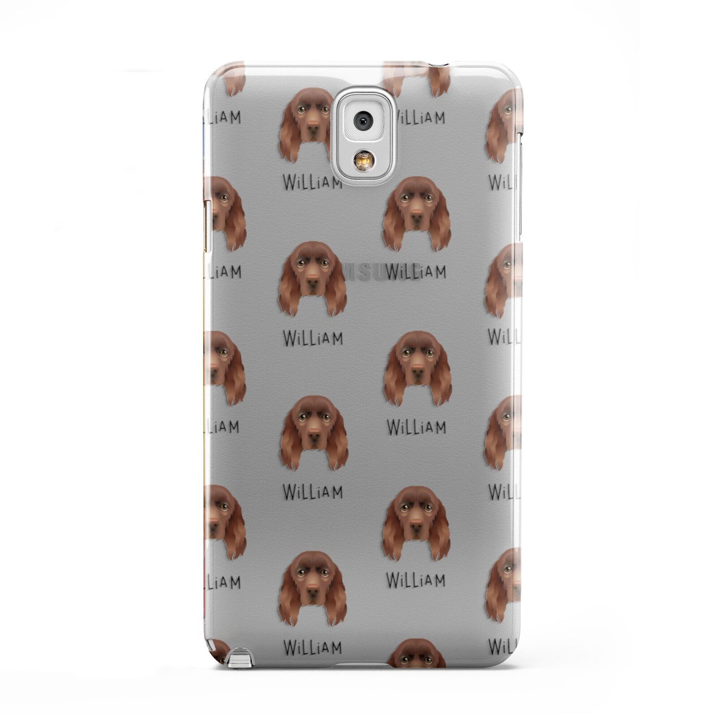 Sussex Spaniel Icon with Name Samsung Galaxy Note 3 Case