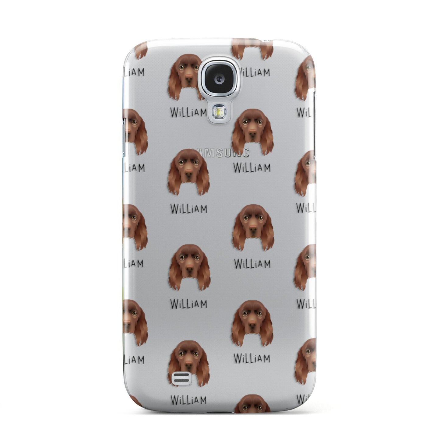 Sussex Spaniel Icon with Name Samsung Galaxy S4 Case
