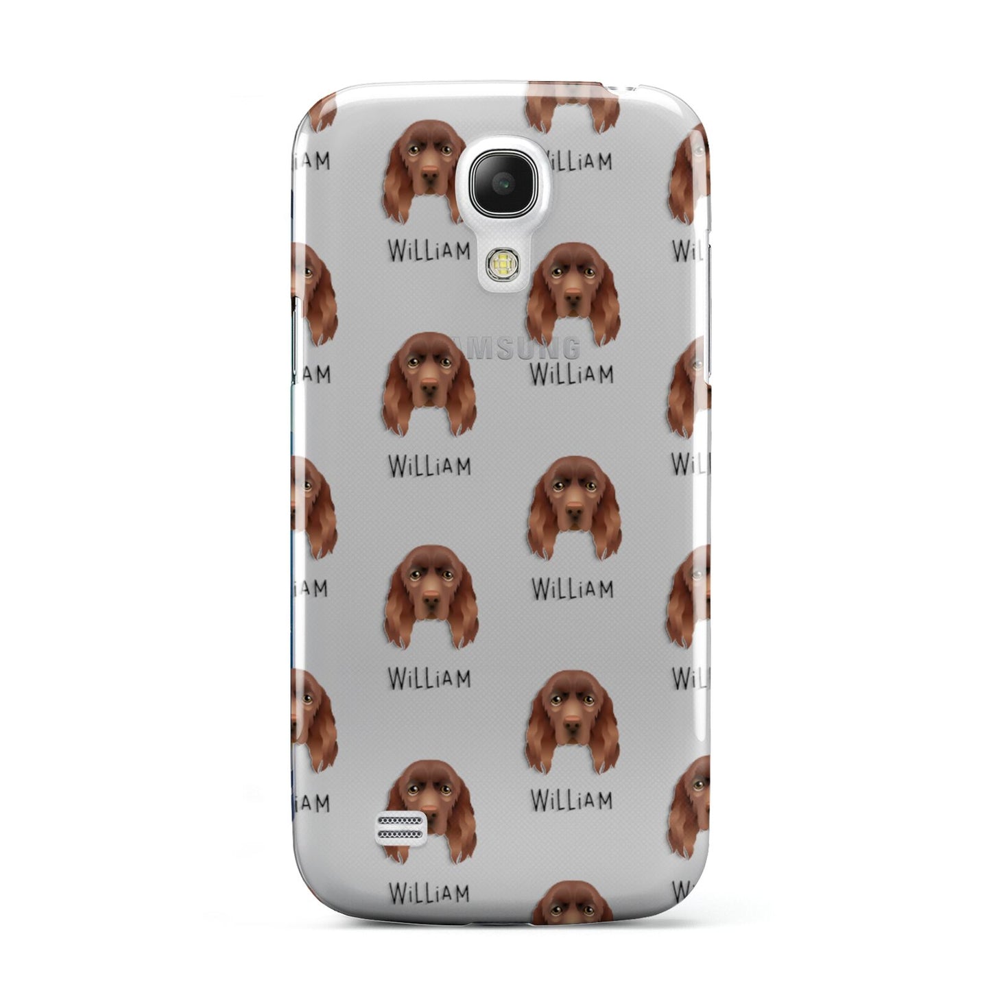 Sussex Spaniel Icon with Name Samsung Galaxy S4 Mini Case