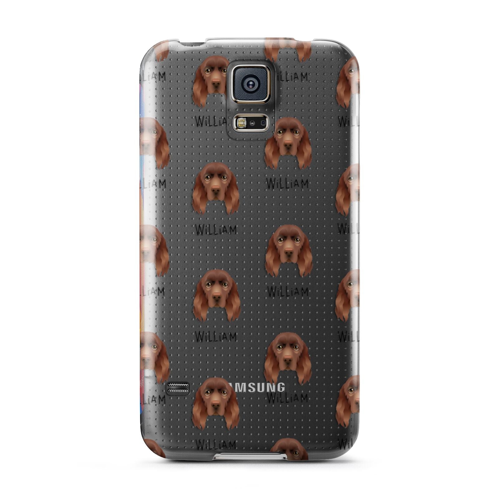 Sussex Spaniel Icon with Name Samsung Galaxy S5 Case