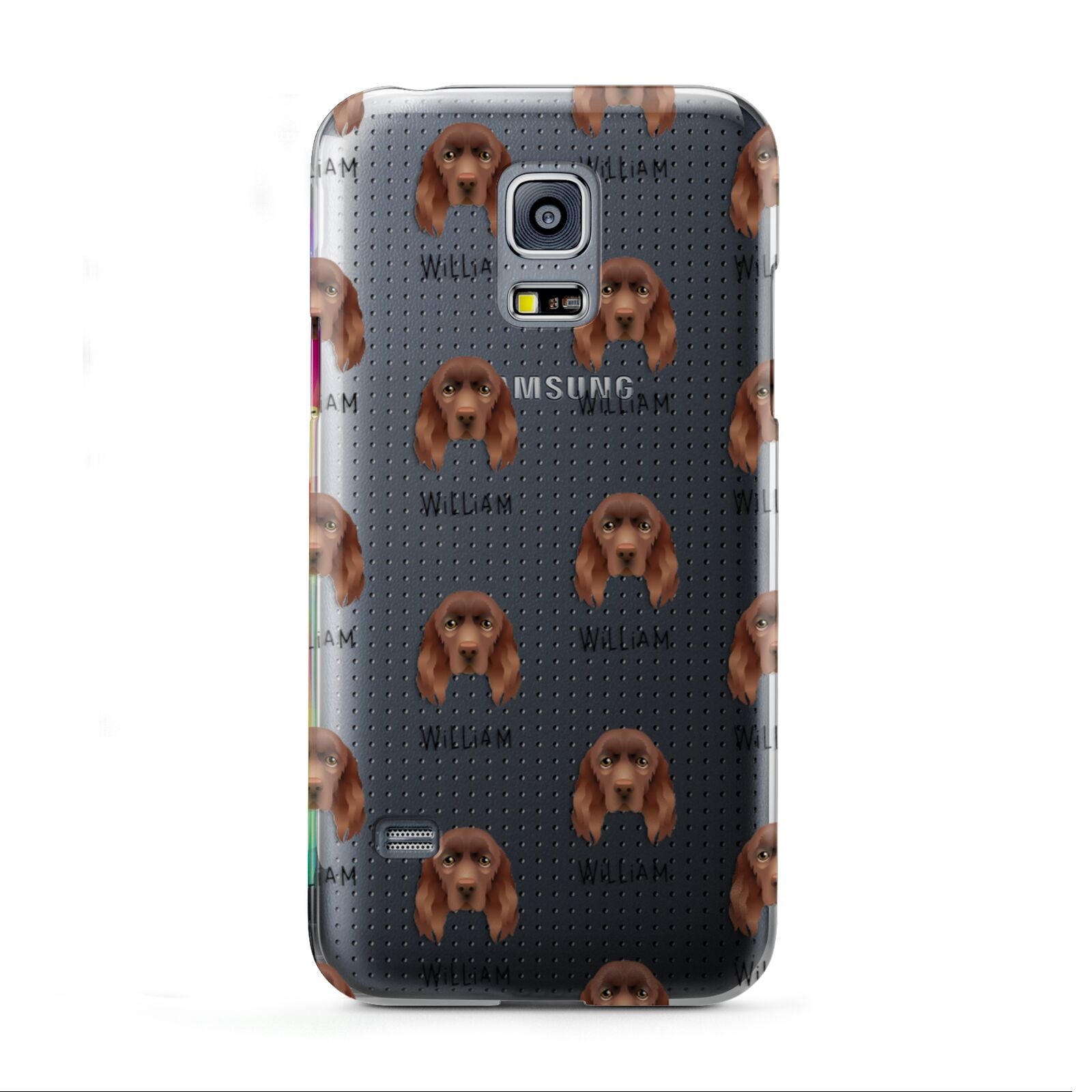 Sussex Spaniel Icon with Name Samsung Galaxy S5 Mini Case
