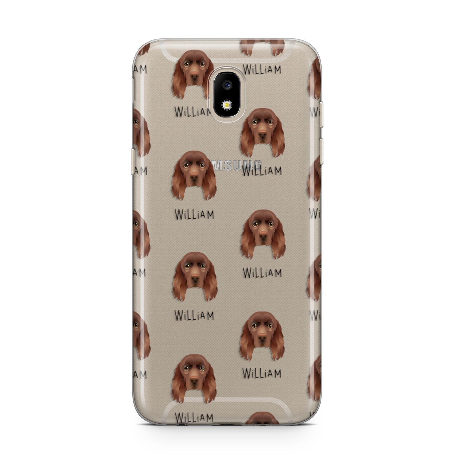 Sussex Spaniel Icon with Name Samsung J5 2017 Case