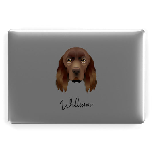 Sussex Spaniel Personalised Apple MacBook Case