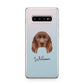 Sussex Spaniel Personalised Samsung Galaxy S10 Plus Case