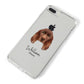 Sussex Spaniel Personalised iPhone 8 Plus Bumper Case on Silver iPhone Alternative Image