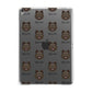 Swedish Lapphund Icon with Name Apple iPad Grey Case