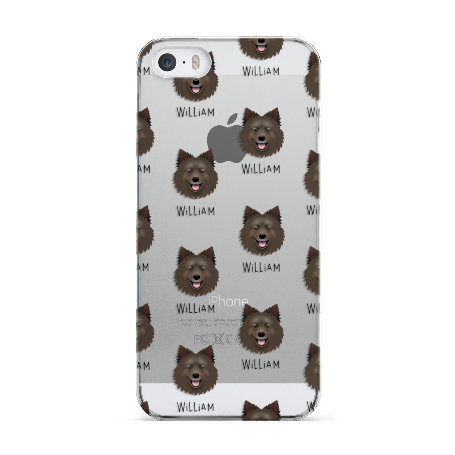 Swedish Lapphund Icon with Name Apple iPhone 5 Case