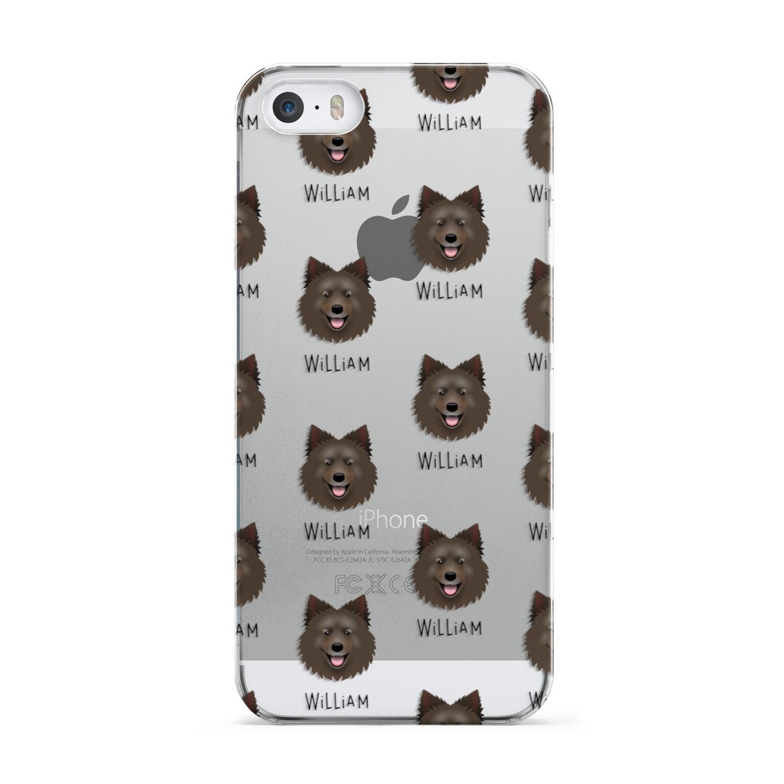 Swedish Lapphund Icon with Name Apple iPhone 5 Case