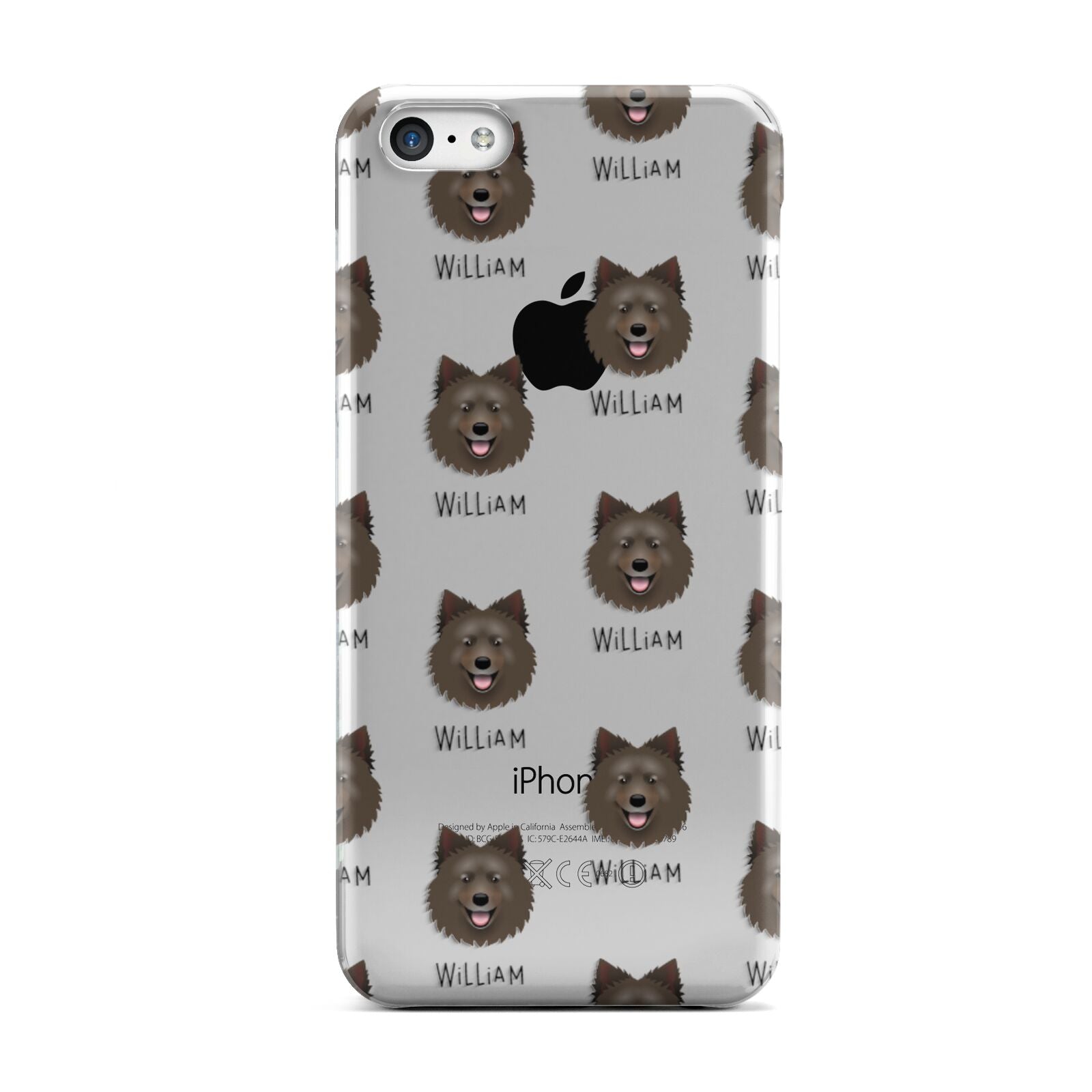 Swedish Lapphund Icon with Name Apple iPhone 5c Case
