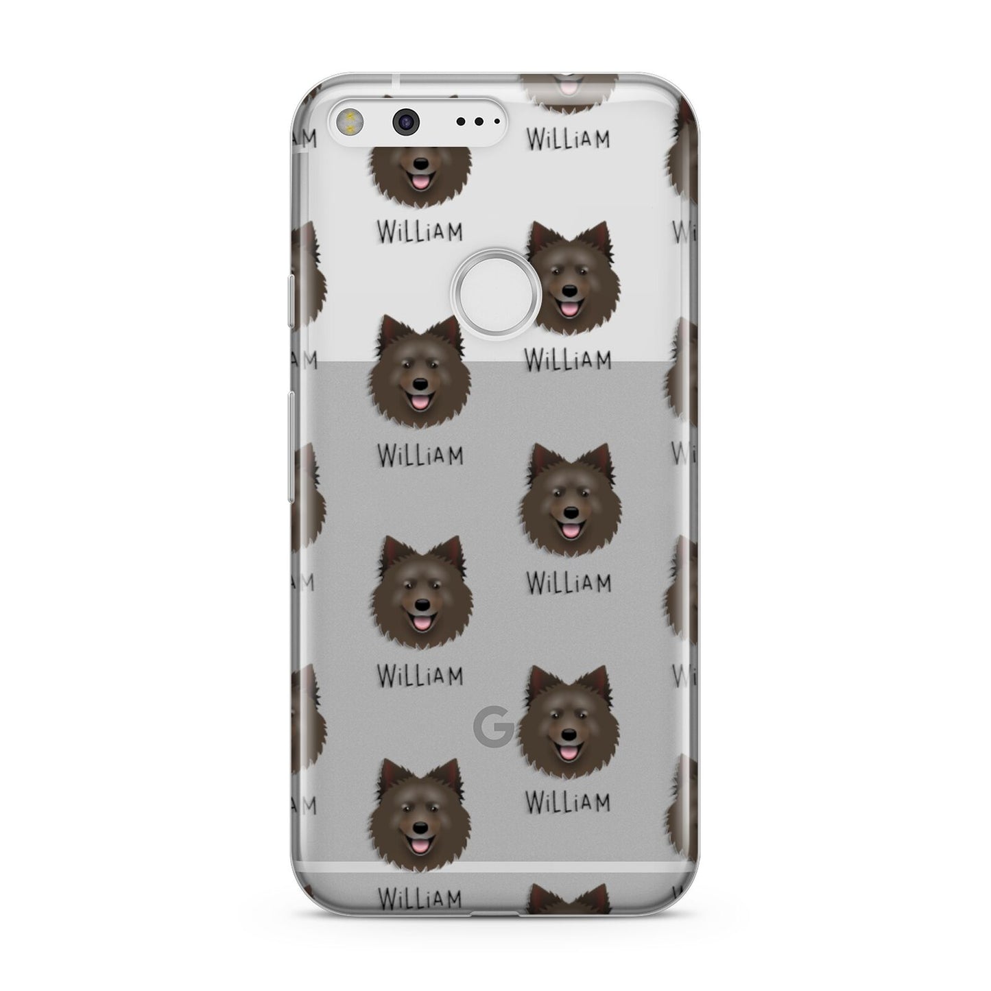Swedish Lapphund Icon with Name Google Pixel Case